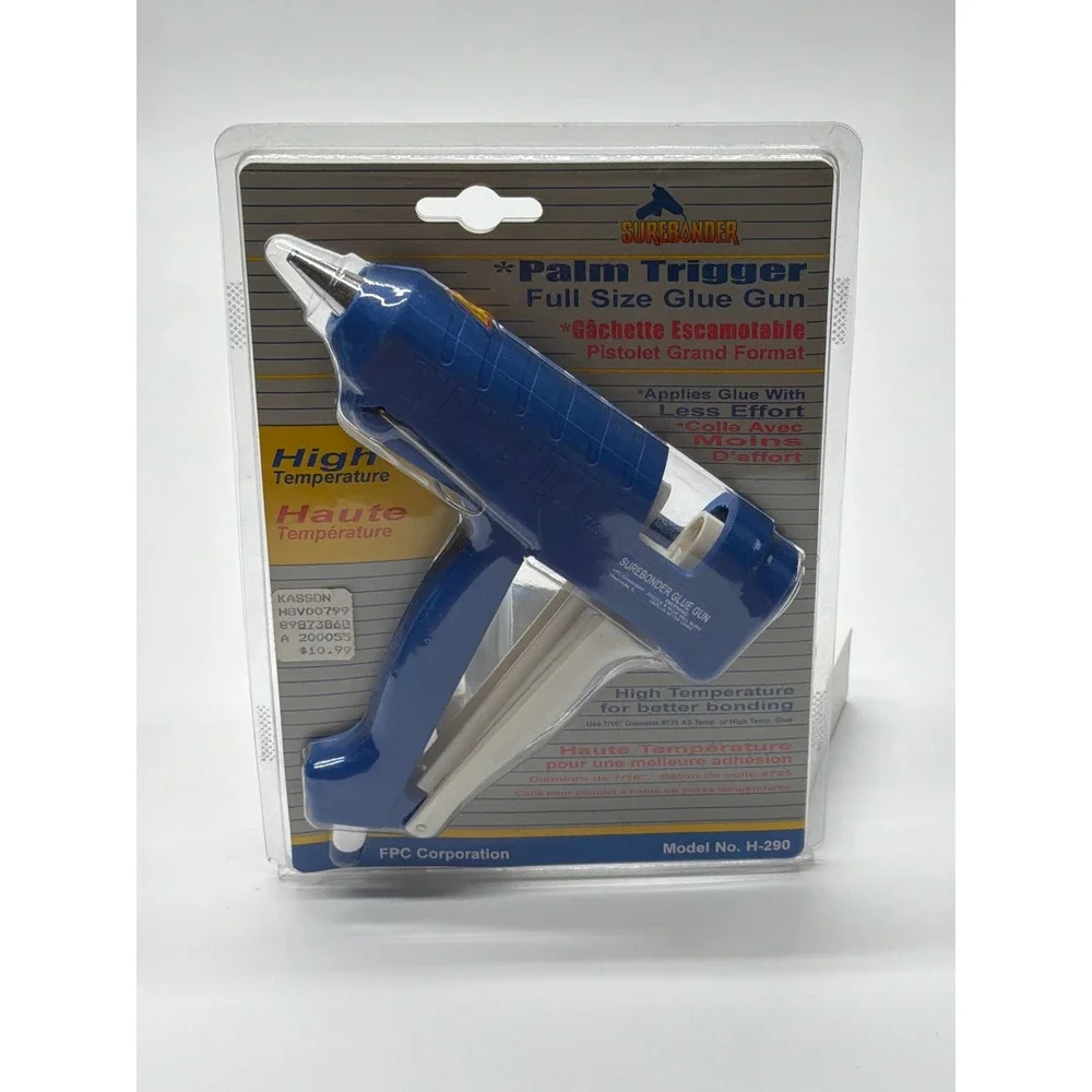 Surebonder‎ Palm Trigger Full Size High Temp Glue Gun Blue Model H-290 NEW